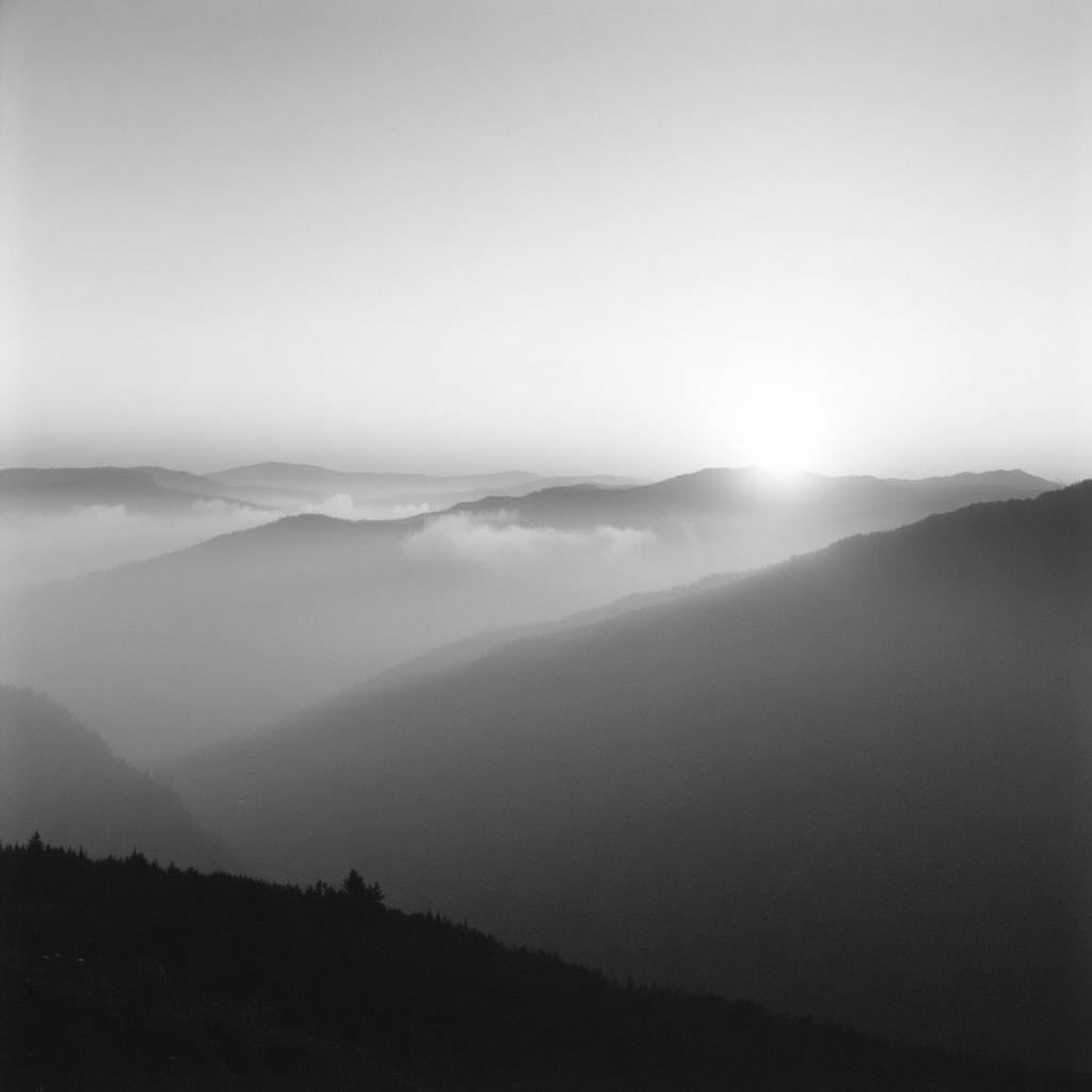 Mist over the Sierra.